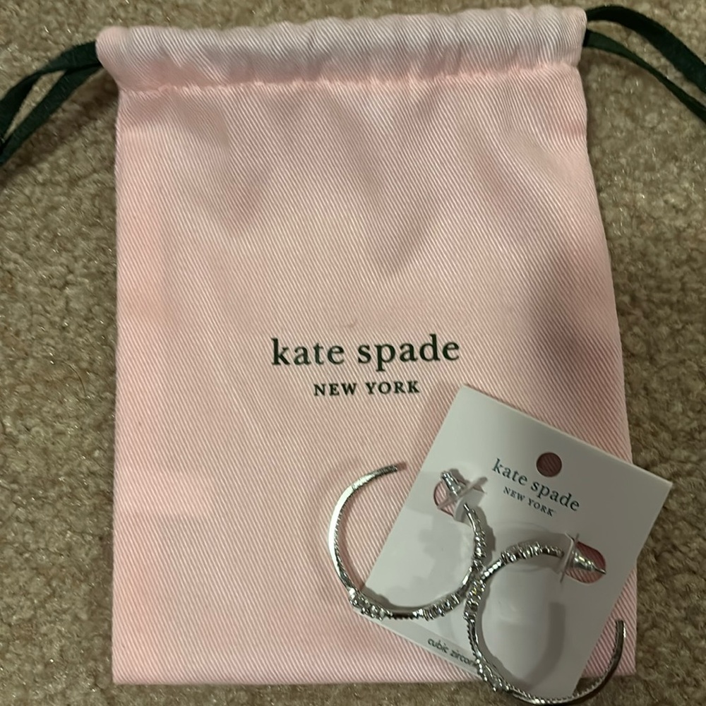 Kate spade flower earrings